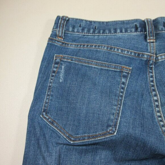 JCREW mens dark distressed FLEX slim fit jeans 32x32 EUC - Picture 7 of 8